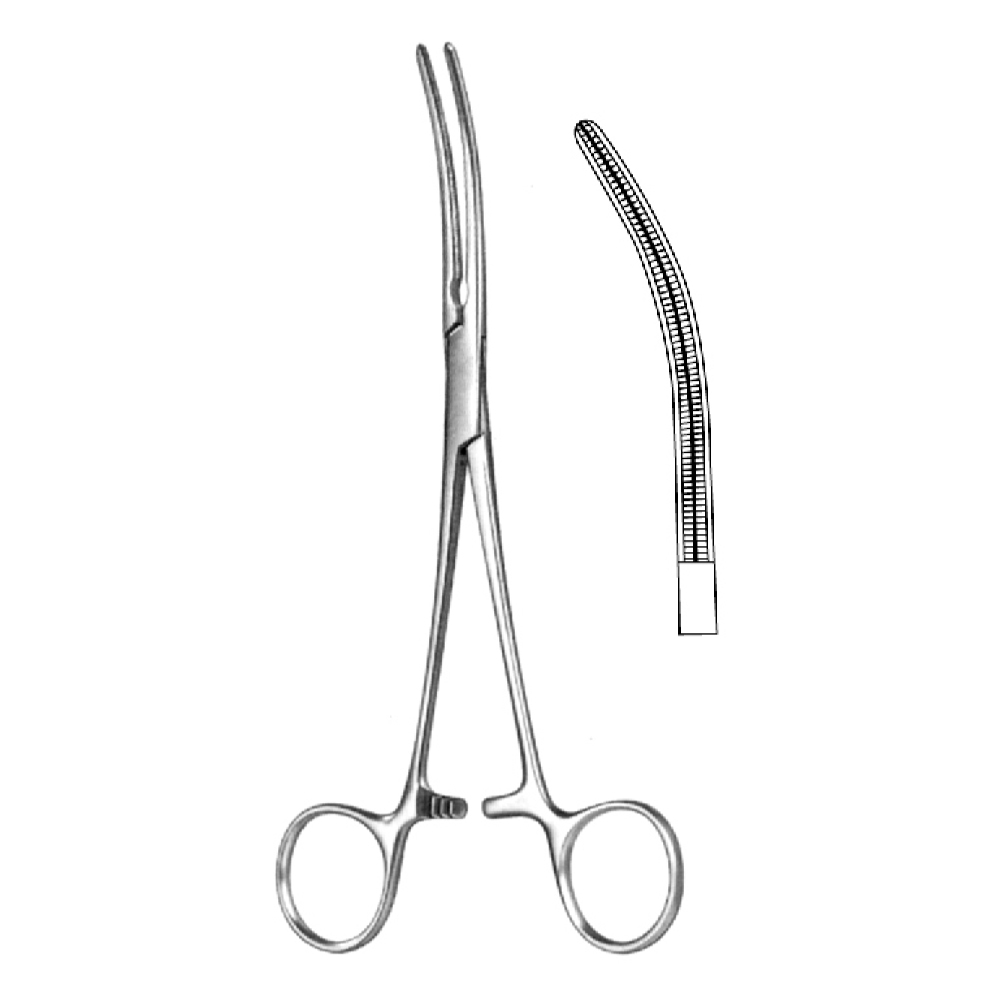 ATRAUMA HEMOSTATIC DE BAKEY-PEAN FORCEPS CVD 14.0cm