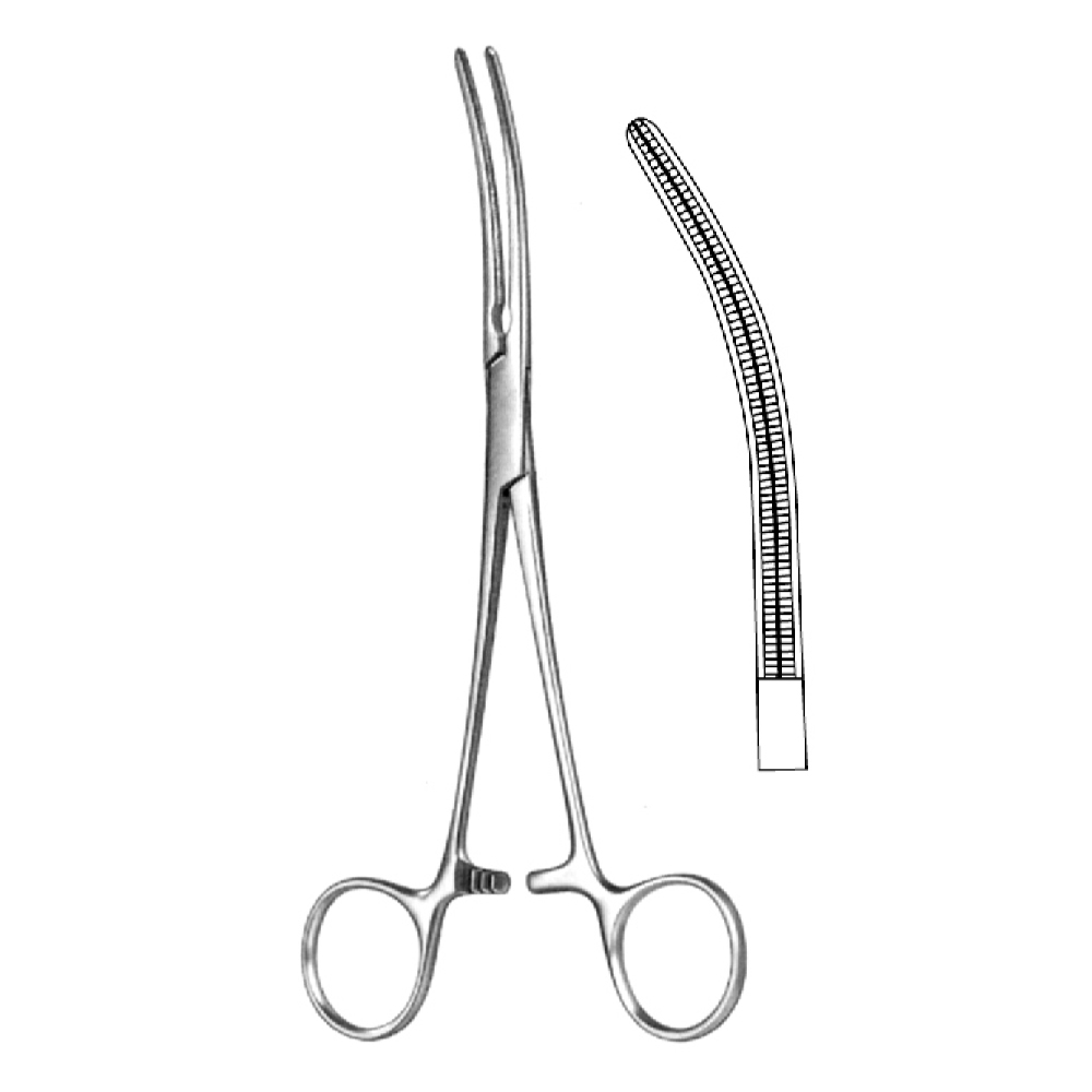 ATRAUMA HEMOSTATIC DE BAKEY-PEAN FORCEPS CVD 16.0cm