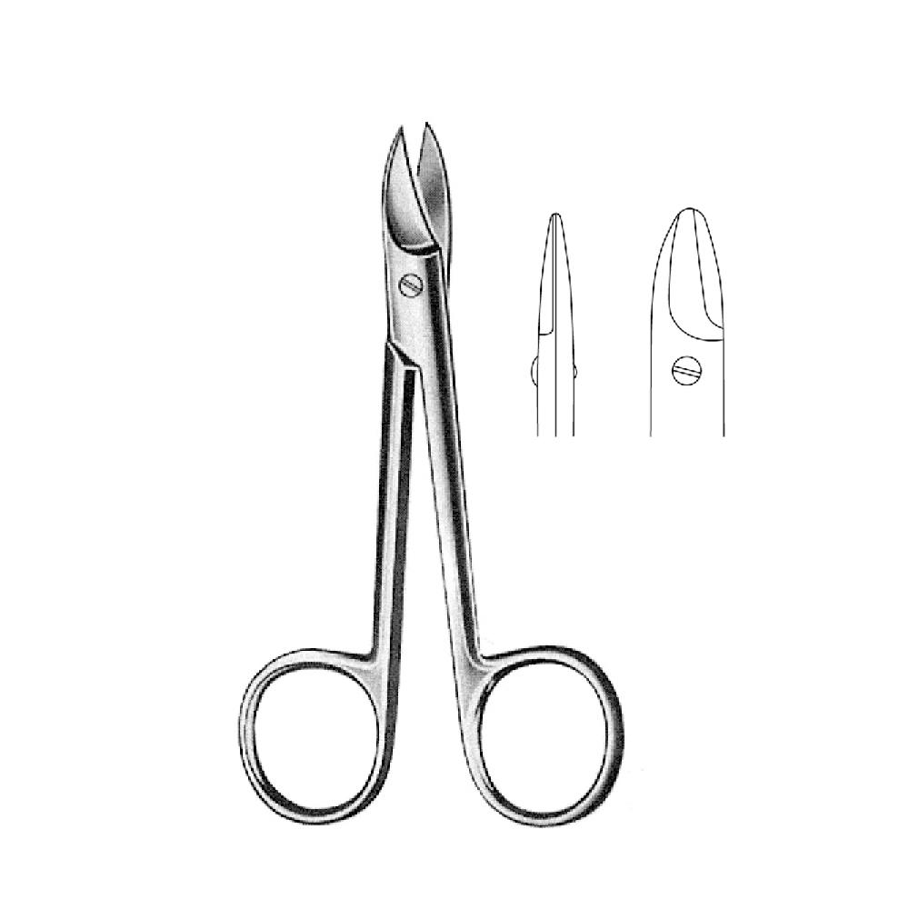 BEEBEE SCISSOR ( blunt )  STR  10.0cm