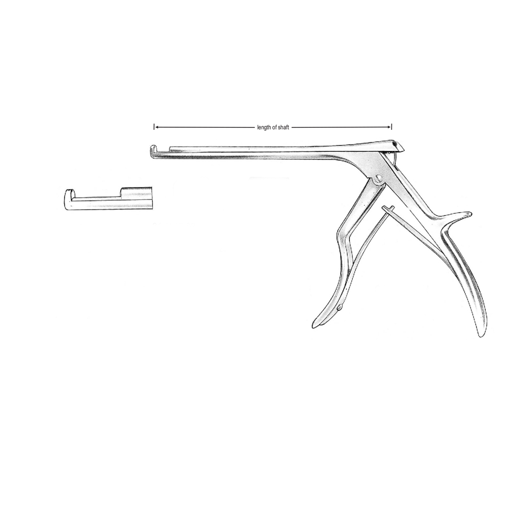 INTERVERTEBRAL DISC RONGEURS  COLCLOUGH length of shaft 15.0cm  3mm