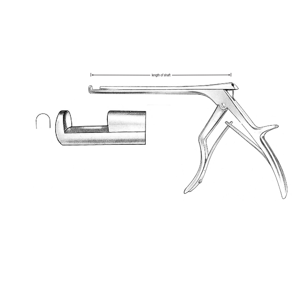 INTERVERTEBRAL DISC RONGEURS  COLCLOUGH length of shaft 20.0cm  3mm