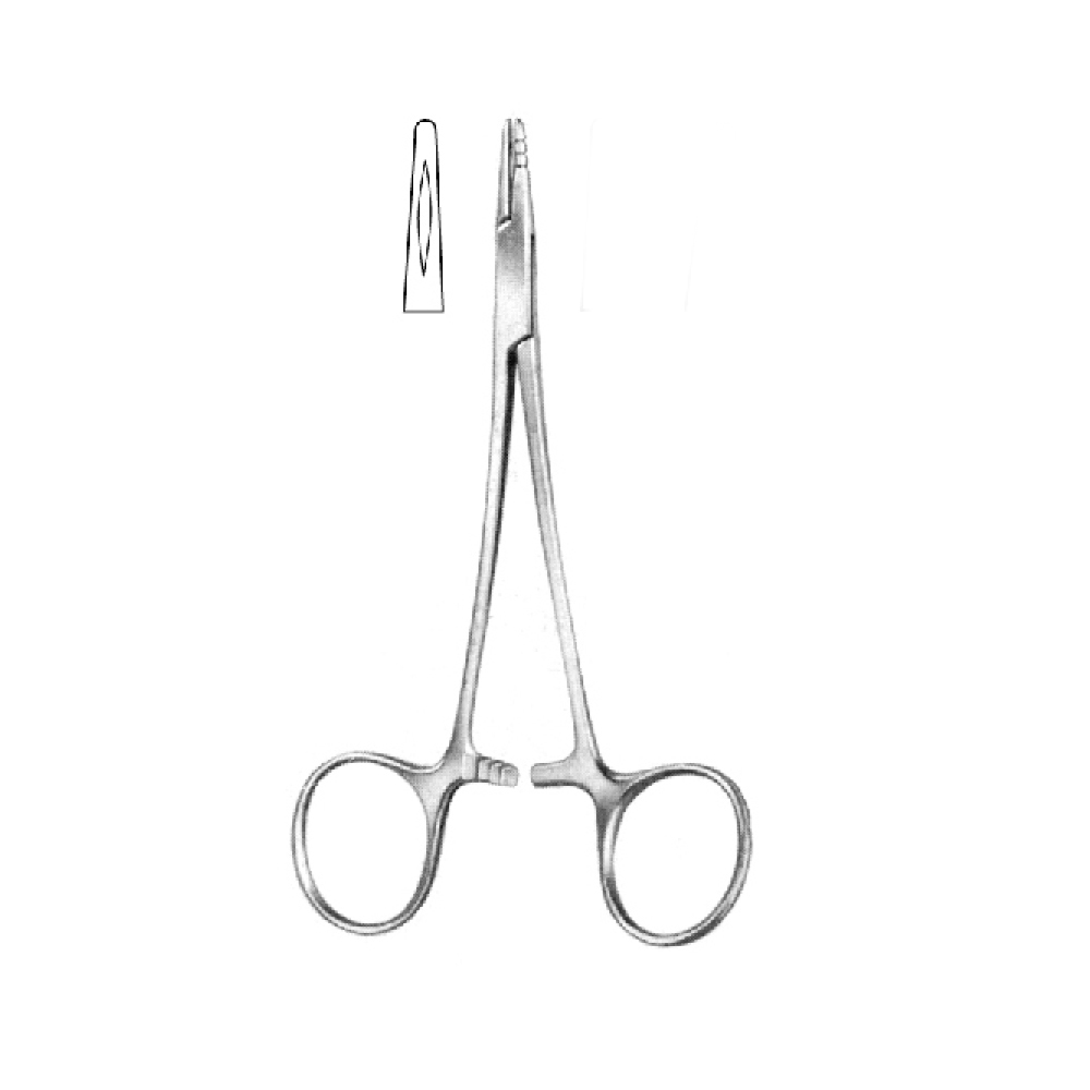 NEEDLE HOLDER NEIVERT   13.0cm   smooth jaws with special groove