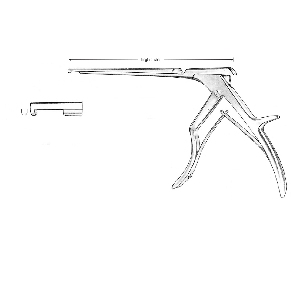 INTERVERTEBRAL DISC RONGEURS  COLCLOUGH length of shaft 15.0cm  3mm