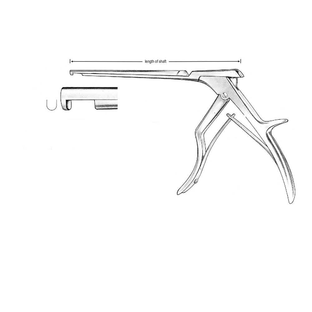 INTERVERTEBRAL DISC RONGEURS  COLCLOUGH length of shaft 20.0cm  3mm