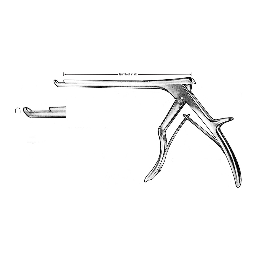 INTERVERTEBRAL DISC RONGEURS COLCLOUGH (Richter) length of shaft 15.0cm  3mm