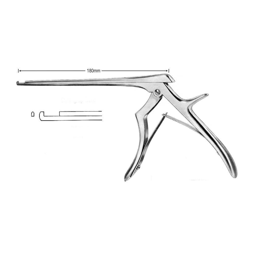 DISC RONGEURS FERRIS-SMITH-KERRISON length of shaft 180mm Cutting up ward 1mm