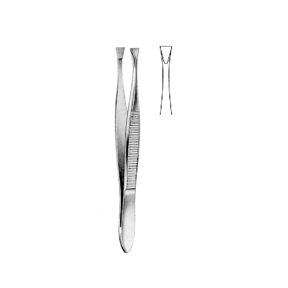 CILIA FORCEPS  LITTAUER   8.5cm  (SMOOTH)