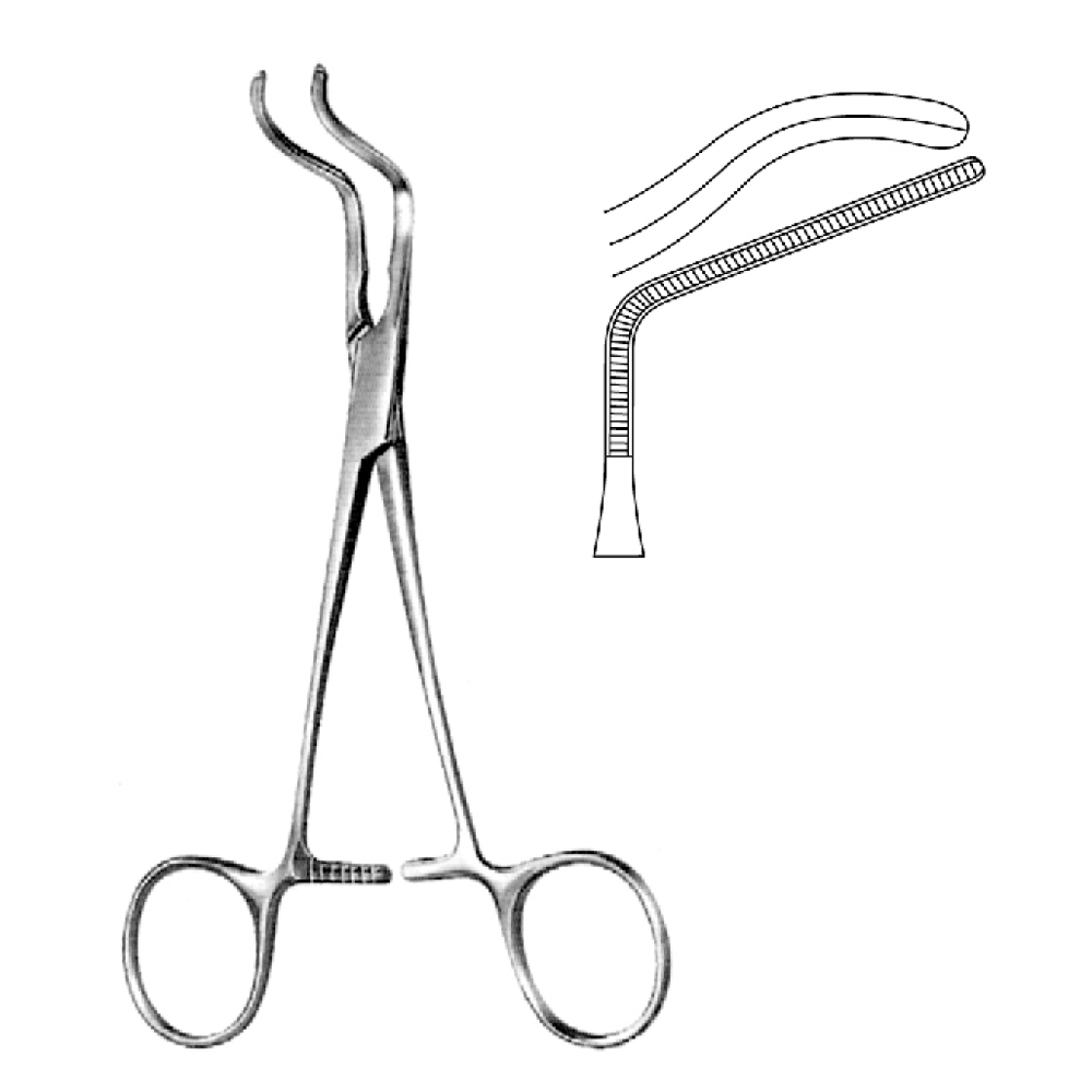 AORTIC SUBRAMANIAN-MINIATURE CLAMPS  15.5cm  