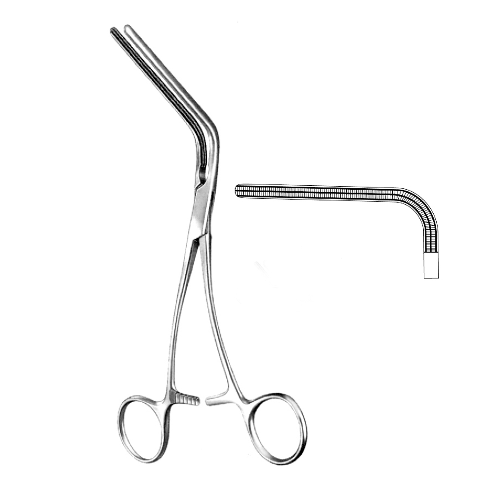 AORTIC MORRIS - DE BAKEY CLAMPS  18.0cm  