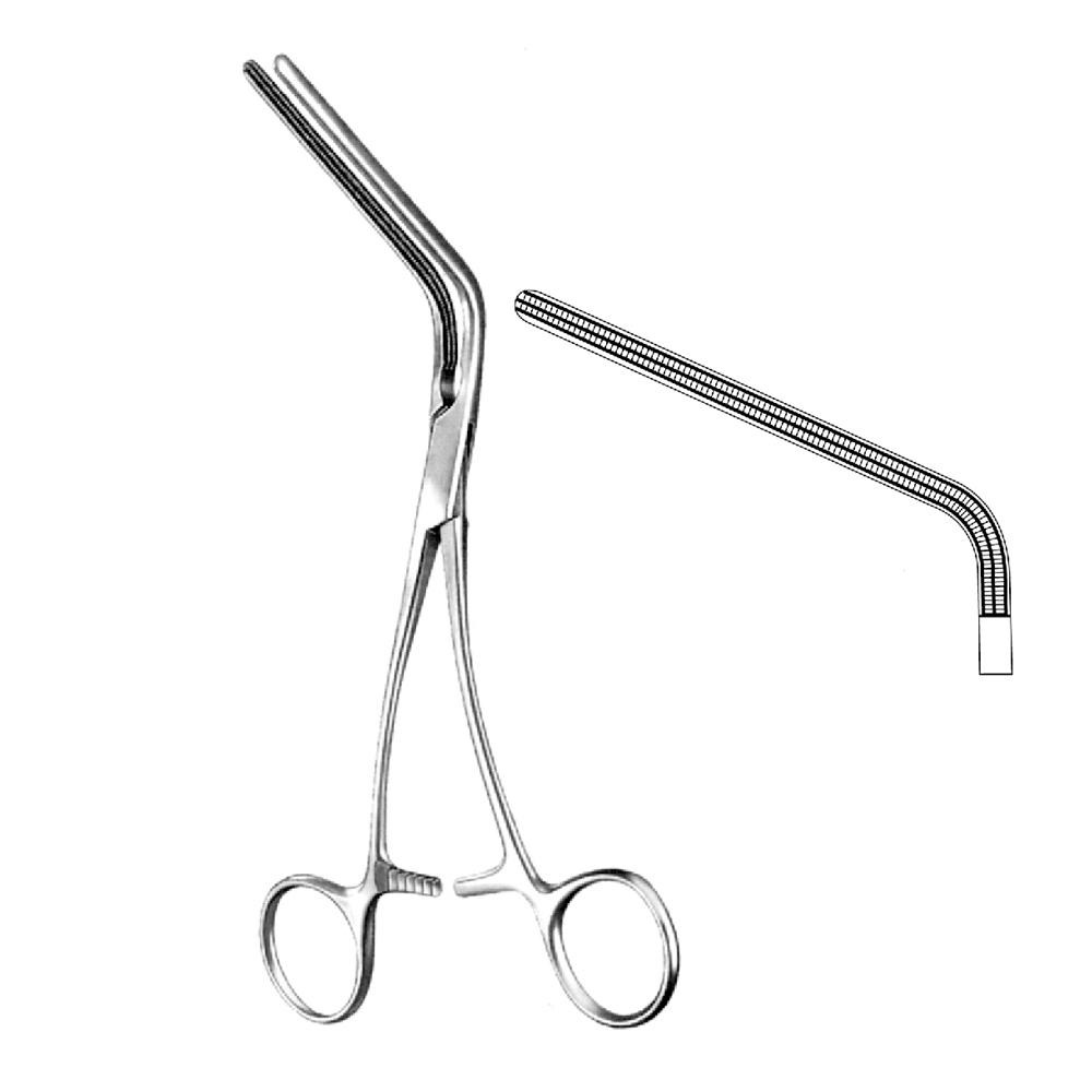 AORTIC MORRIS - DE BAKEY CLAMPS  20.0cm  