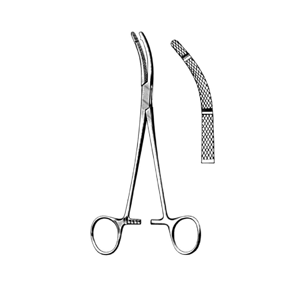 HYSTERECTOMY FORCEPS  HEANEY  19.5cm