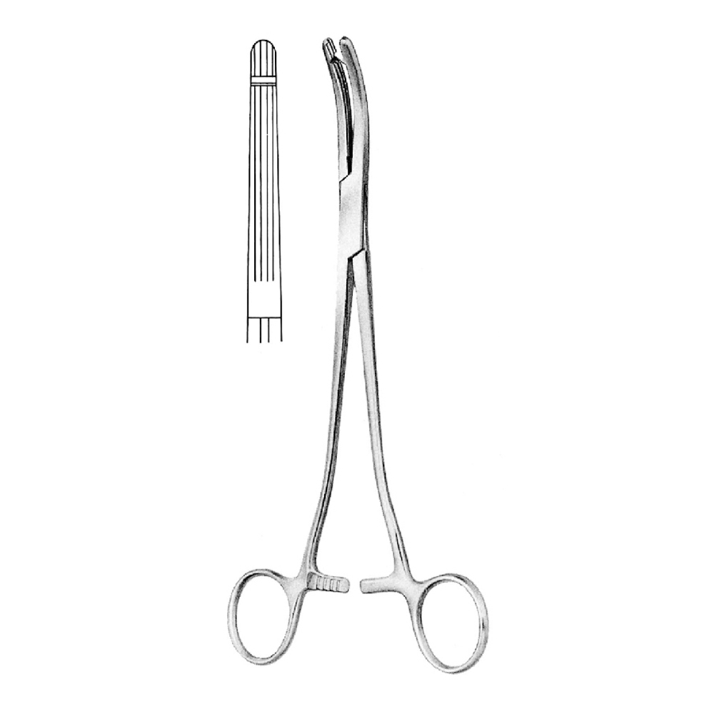 HYSTERECTOMY FORCEPS  HEANEY-BALLENTINE  STR  21.0cm