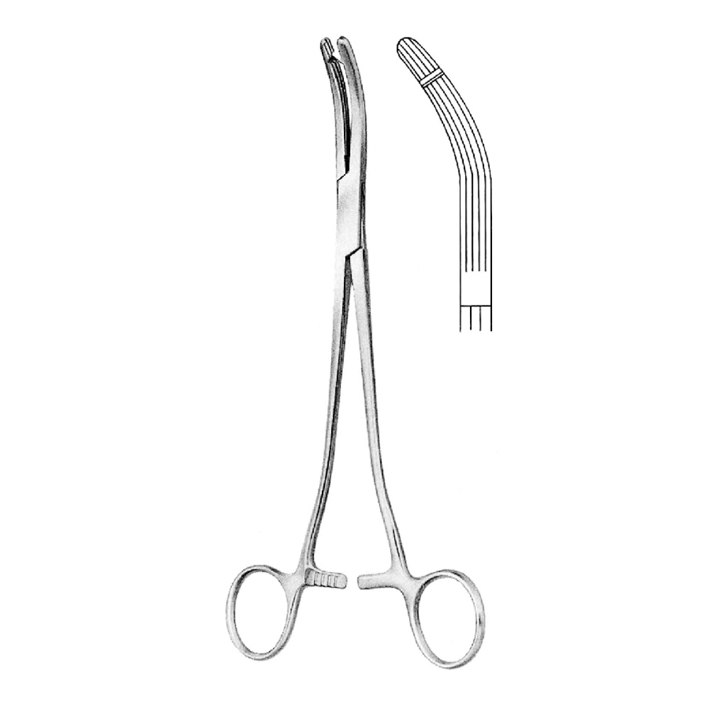 HYSTERECTOMY FORCEPS  HEANEY-BALLENTINE CVD  21.0cm