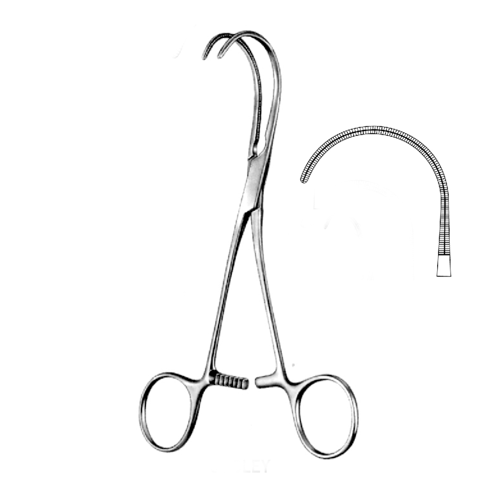 ATRAUMA CARDIOVASCULAR COOLEY FORCEPS  17.0cm