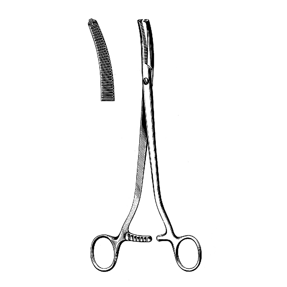 HYSTERECTOMY FORCEPS  WERTHEIM  22.0cm