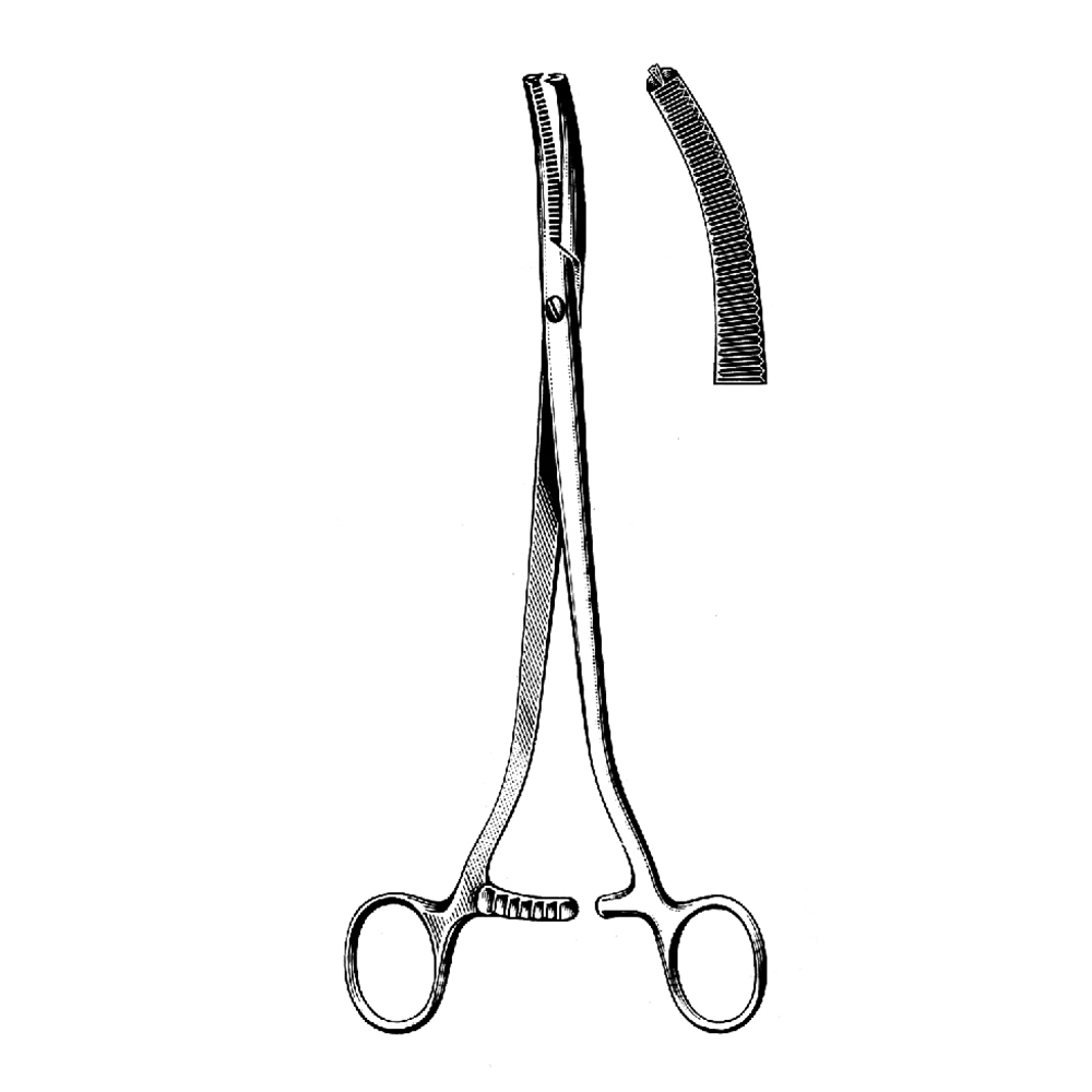 HYSTERECTOMY FORCEPS  WERTHEIM  23.0cm