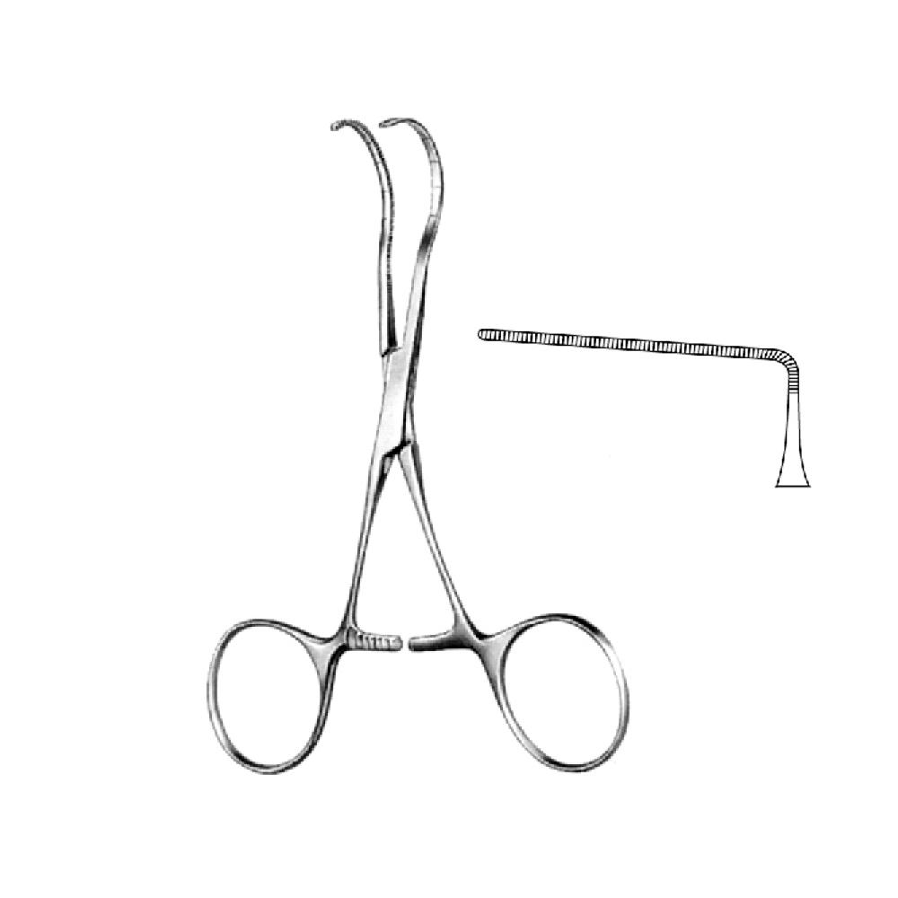 NEONATAL AND PEDIATRIC CASTANEDA CLAMPS  12.0cm  