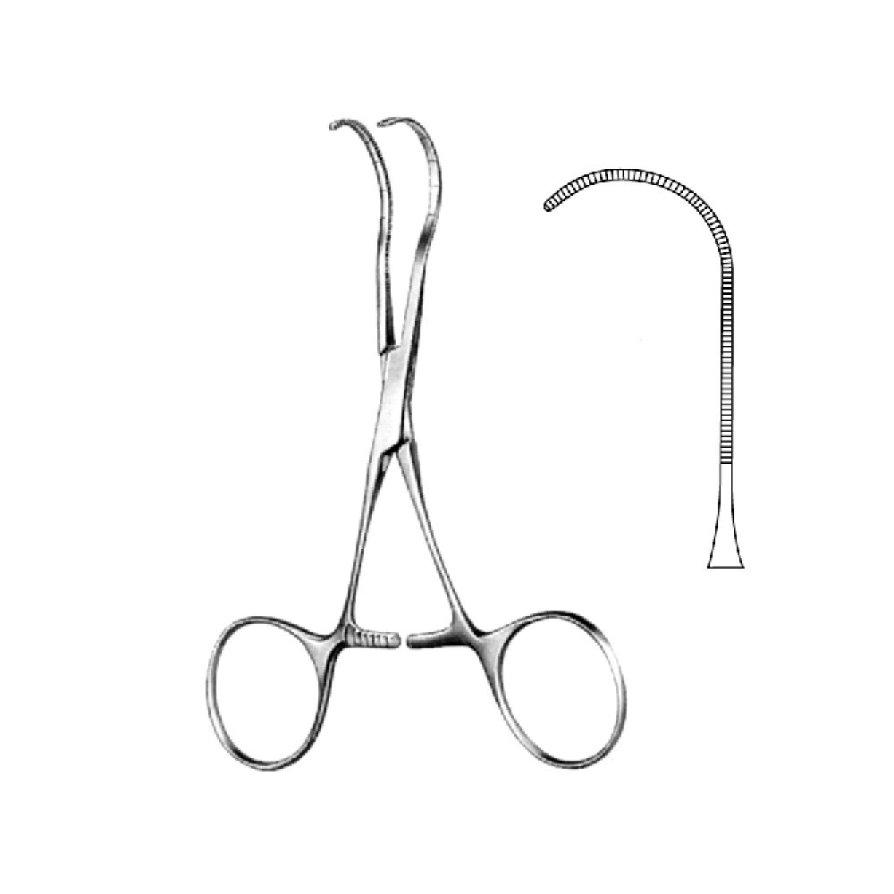 NEONATAL AND PEDIATRIC CASTANEDA CLAMPS  12.0cm 