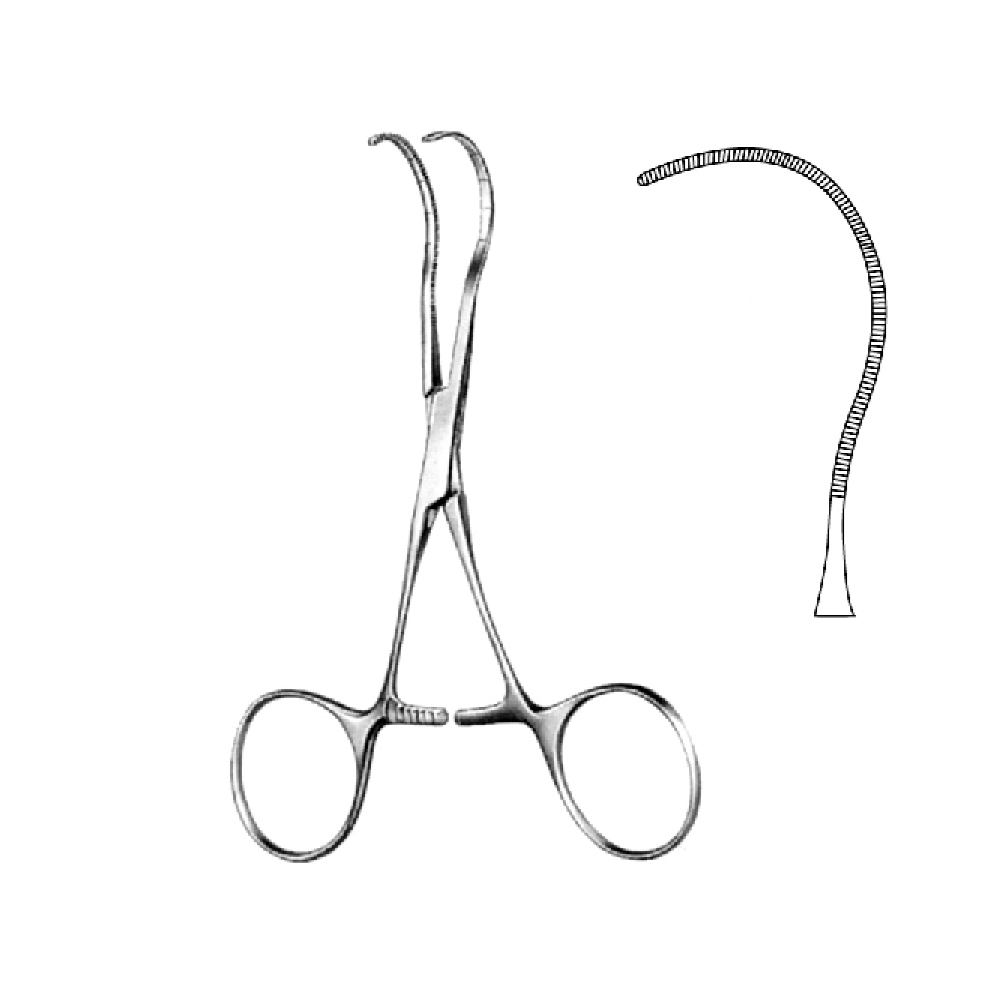 NEONATAL AND PEDIATRIC CASTANEDA CLAMPS  12.0cm  