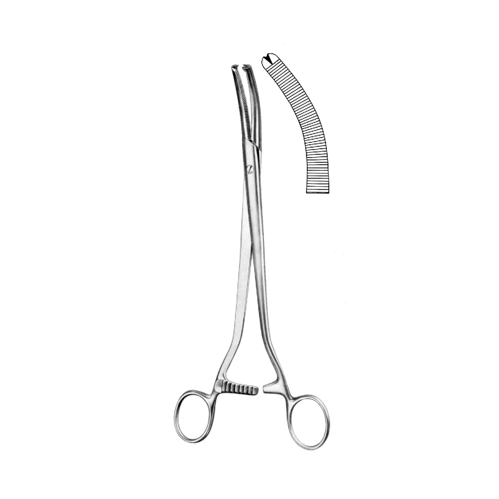 HYSTERECTOMY FORCEPS  WERTHEIM  24.0cm