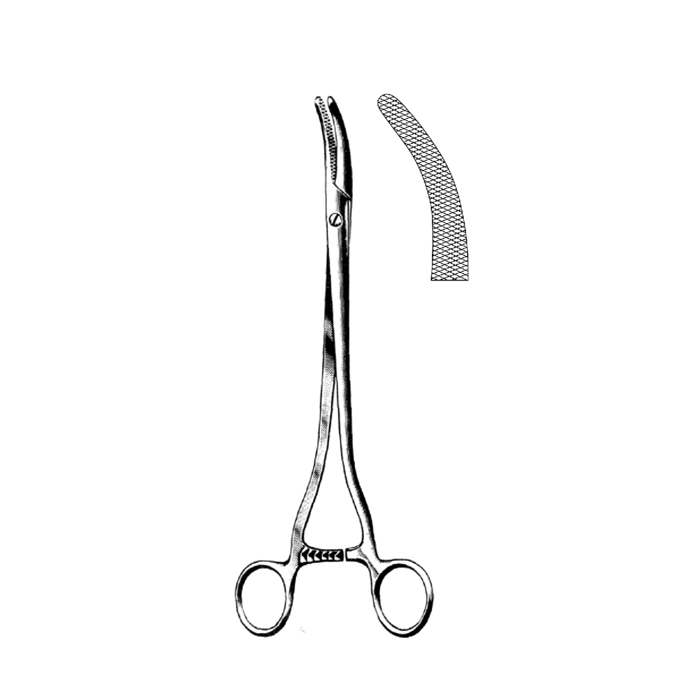 HYSTERECTOMY FORCEPS  WERTHEIM  25.0cm