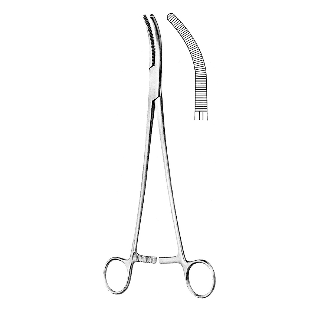 HYSTERECTOMY FORCEPS  WERTHEIM  25.0cm