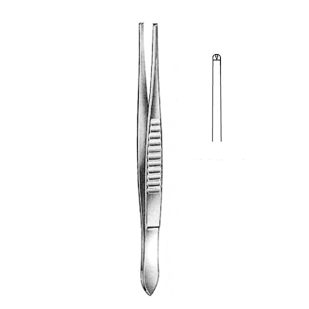 TISSUE FORCEPS USA MODEL   12.0cm  TEETH 1X2