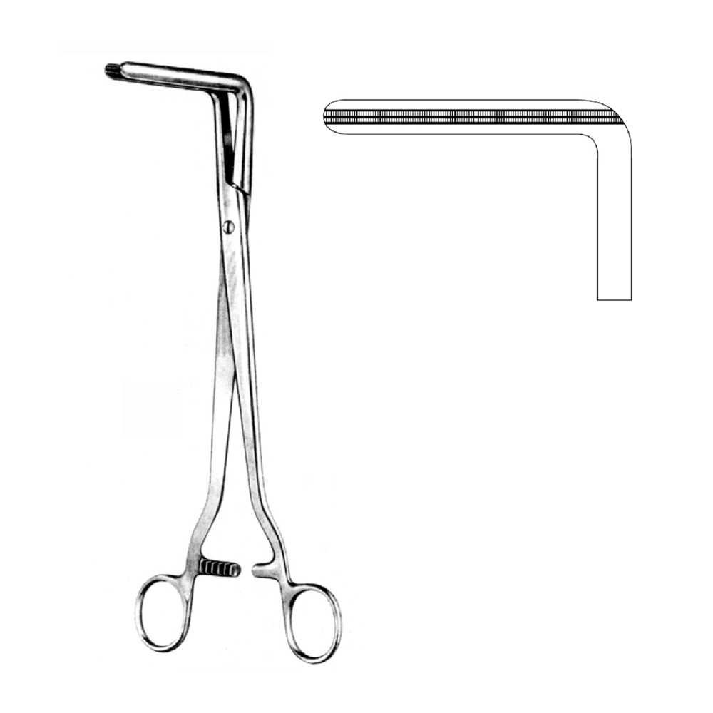 HYSTERECTOMY FORCEPS  WERTHEIM  24.0cm