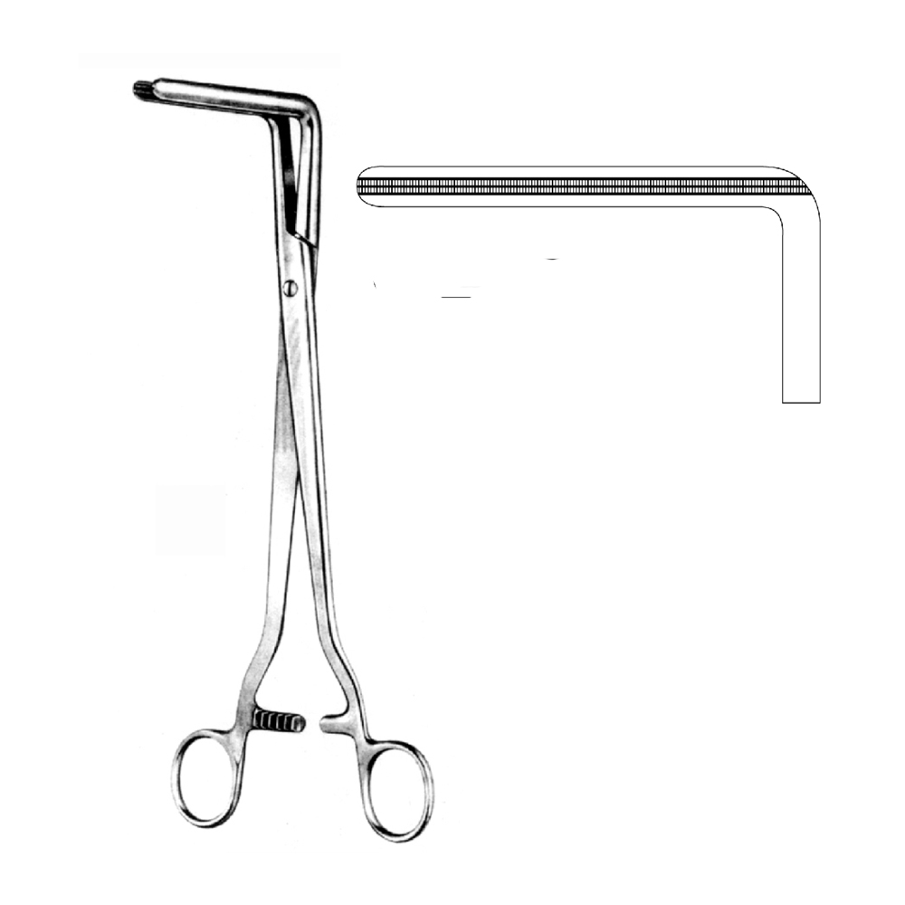 HYSTERECTOMY FORCEPS  WERTHEIM  24.0cm