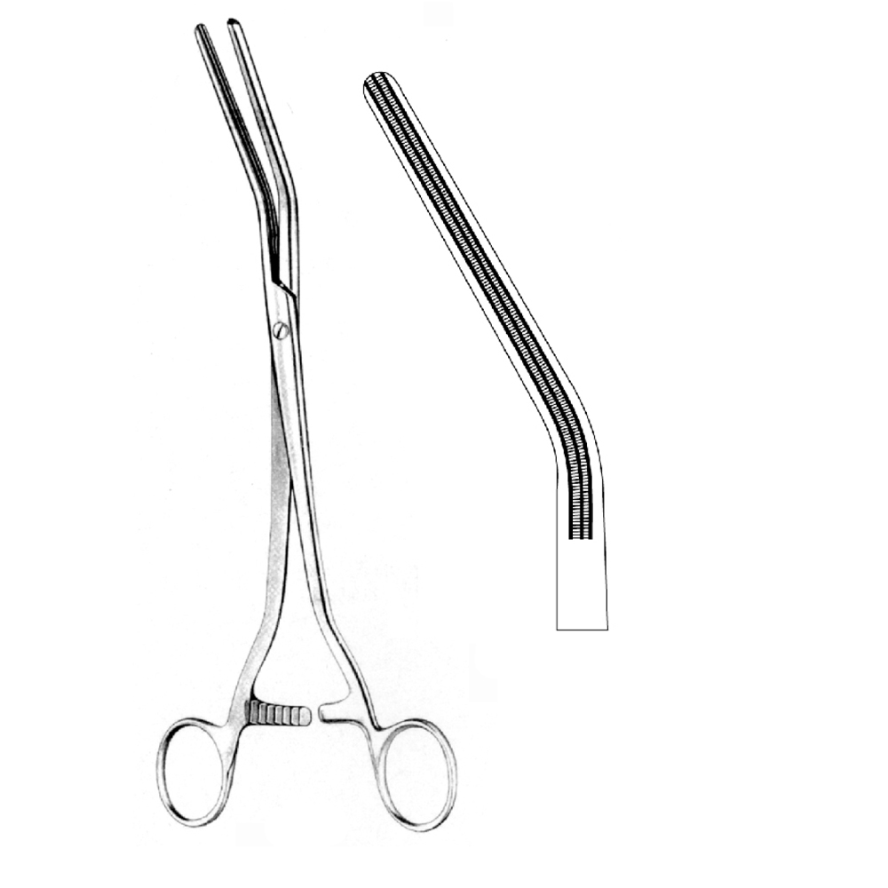 HYSTERECTOMY FORCEPS  DICK   25.0cm