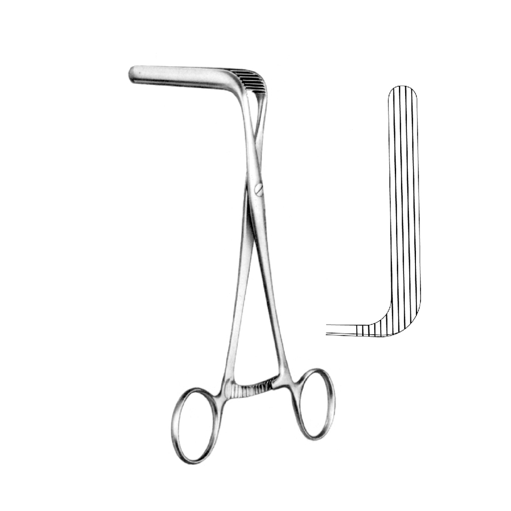 INTESTINAL AND APPENDIX CLAMP MIKULICZ FORCEPS  8.0cm   