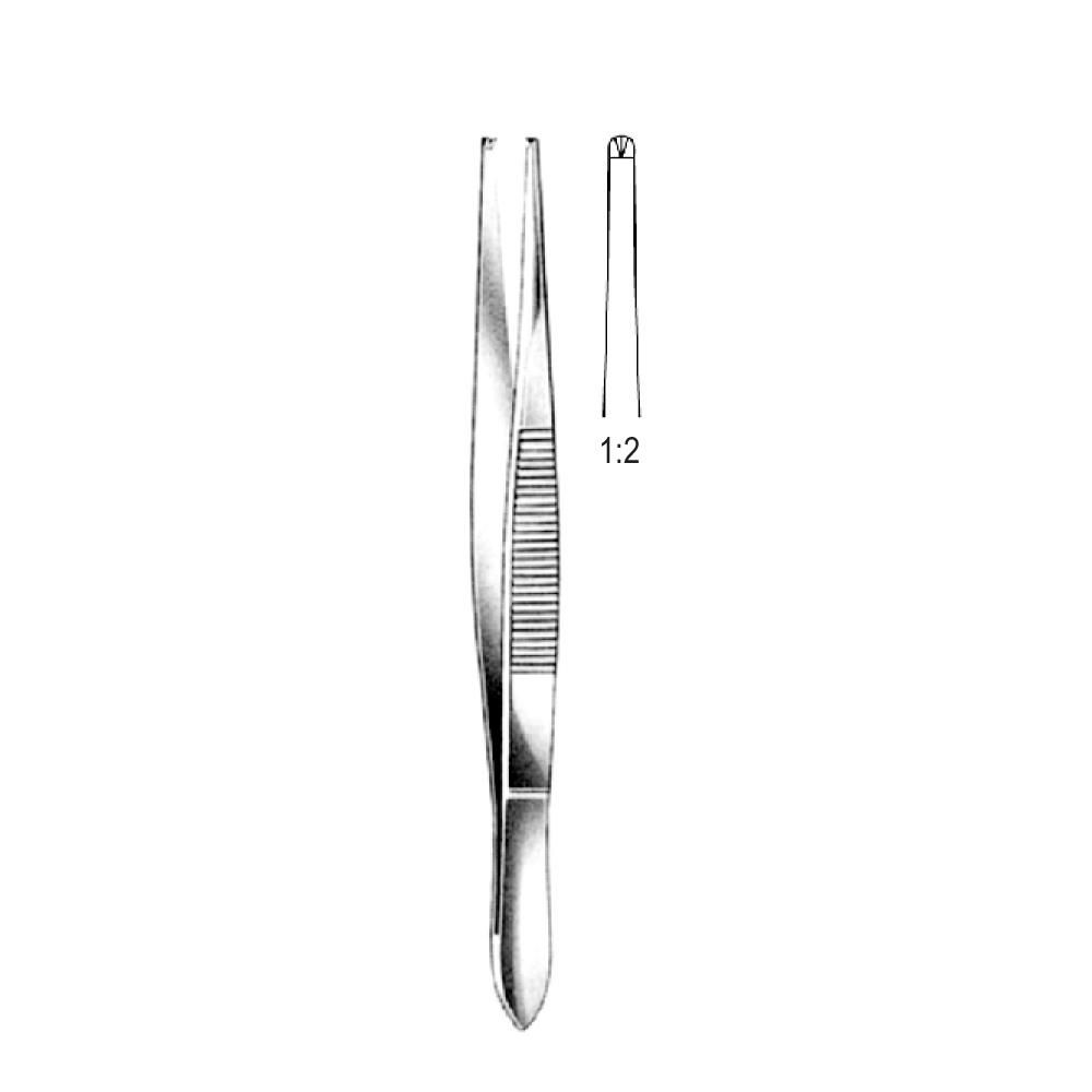 TISSUE FORCEPS STILLE  15.0cm TEETH  1X2