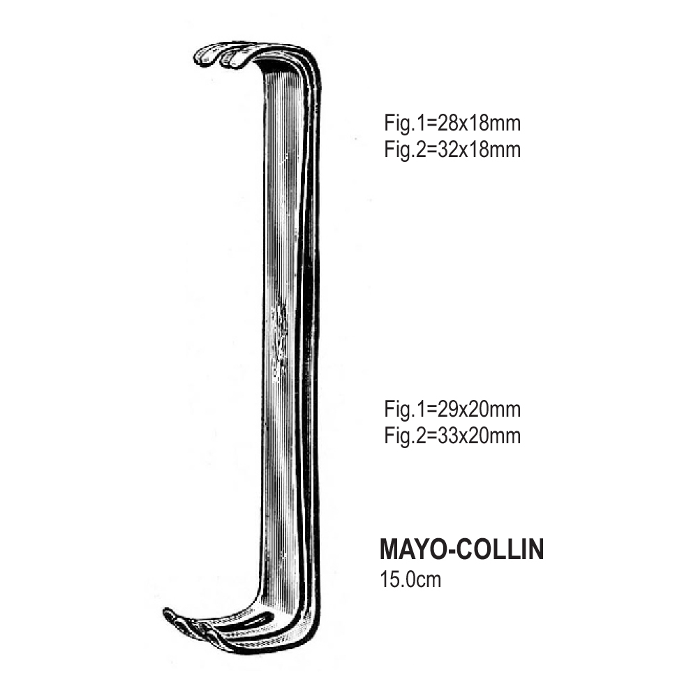 RETRACTORS MAYO-COLLIN  15.0cm   (SET)