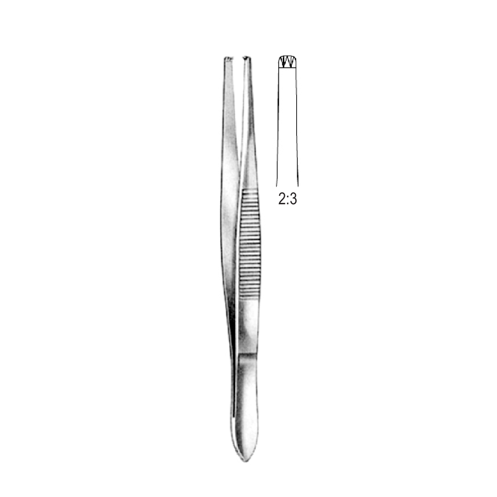 TISSUE FORCEPS STILLE  15.0cm TEETH  2X3