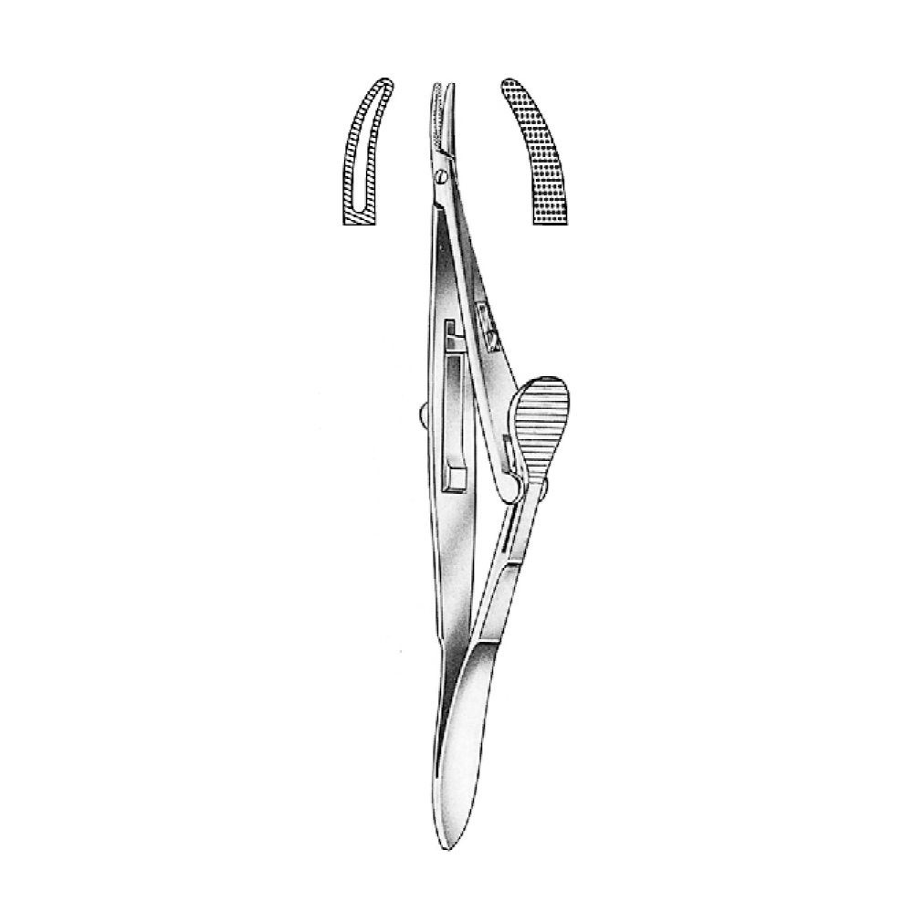 MICRO-NEEDLE HOLDER KALT-ARRUGA  14.0cm  