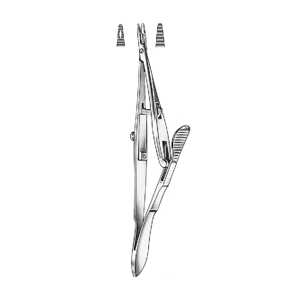 MICRO-NEEDLE HOLDER CASTROVIEJO-KALT  13.5cm  