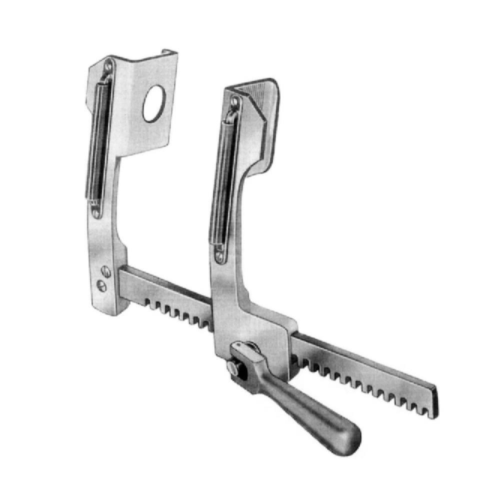 RIB SPREADERS  FINOCHIETTO for adults, with suture separator   42mm 62mm 170mm