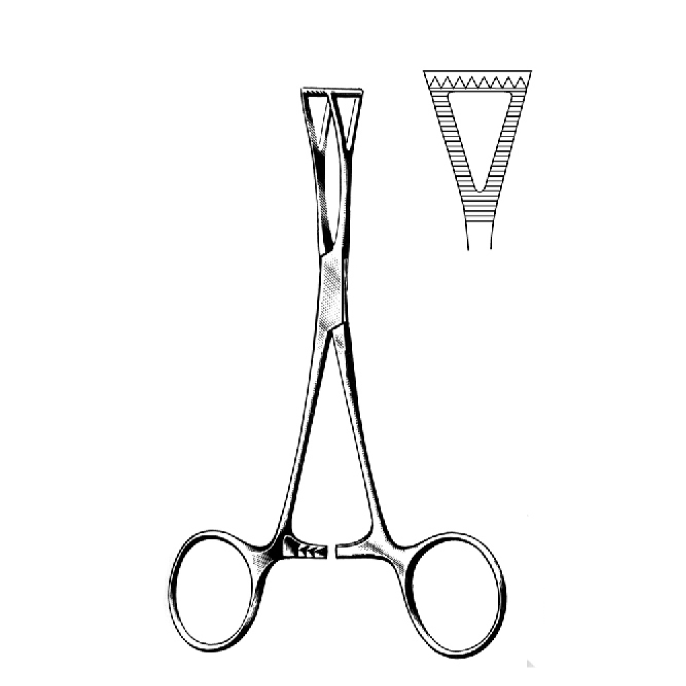 TUMOR SEIZING FORCEPS  COLLIN 14.0cm