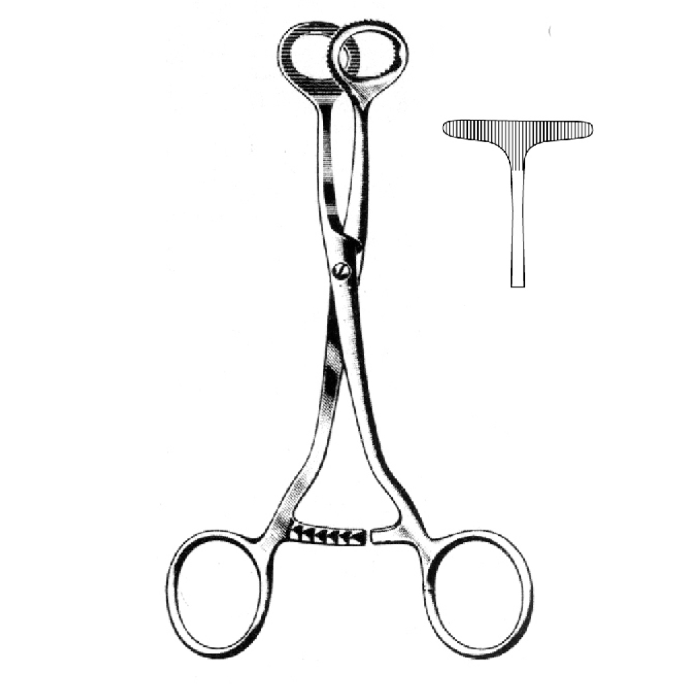 TUMOR SEIZING FORCEPS  COLLIN  16.0cm