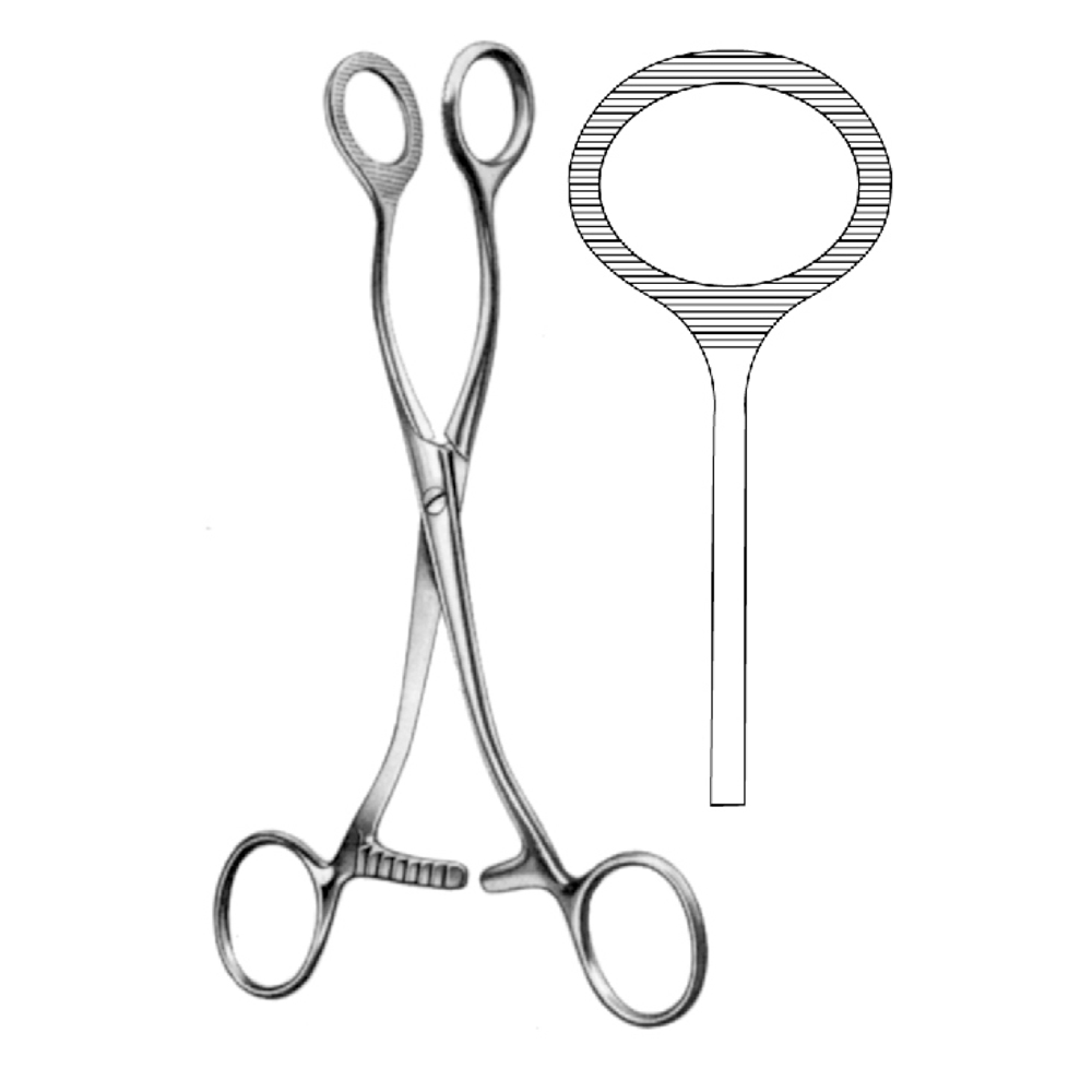 TUMOR SEIZING FORCEPS  COLLIN  16.0cm