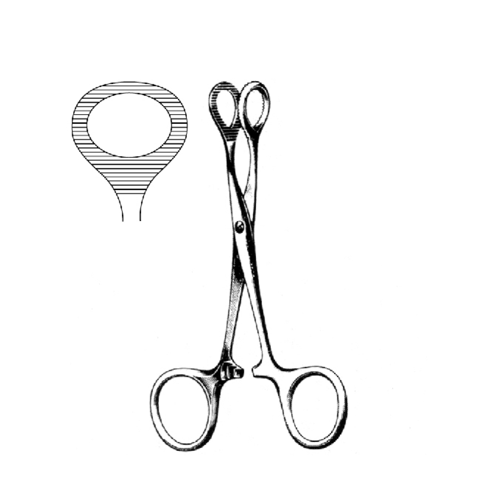 TUMOR SEIZING FORCEPS  PEAN   12.0cm