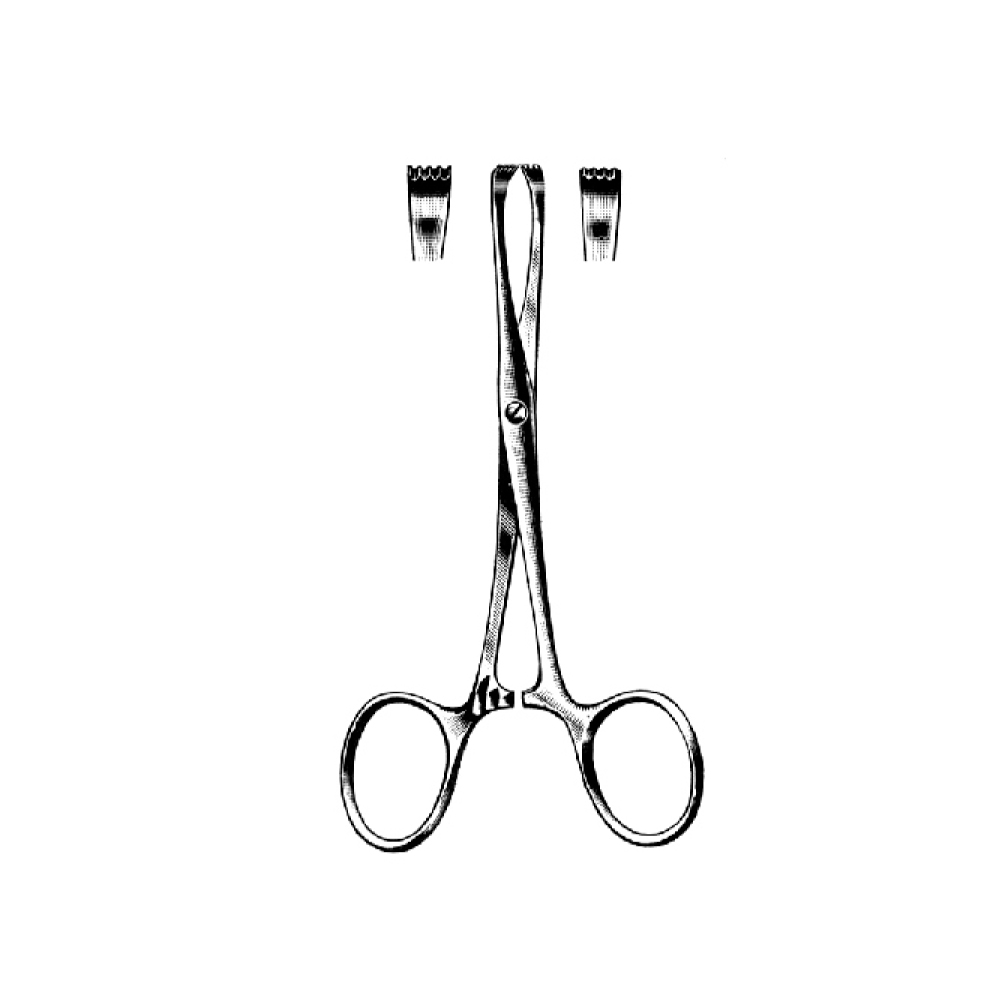 TISSUEAND ORGAN HOLDING FORCEPS TUFFIER  13.0cm