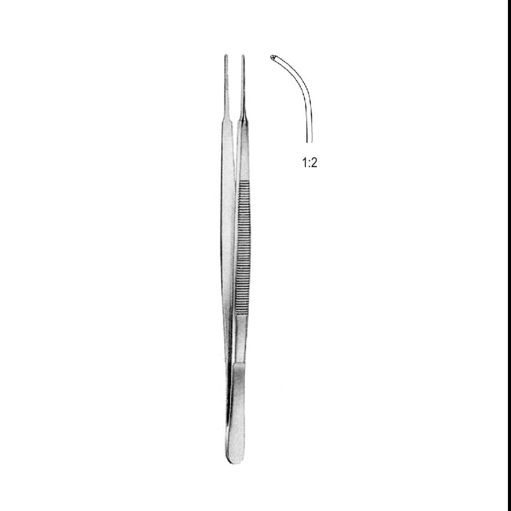 TISSUE FORCEPS  GERALD CVD  18.0cm  TEETH 1X2