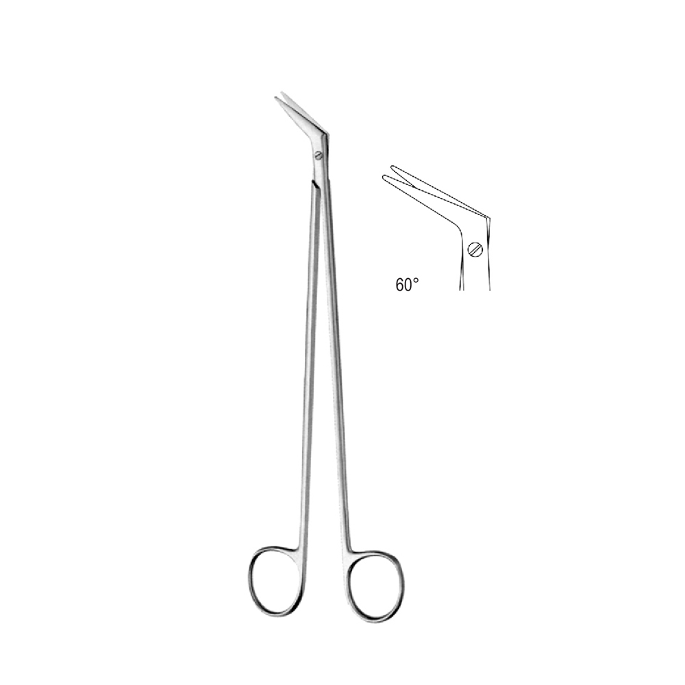 Vascular DE BAKEY SCISSOR  23.0cm    60°DEGREE