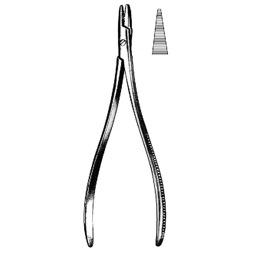 BONE SURGERY FLAT NOSE PLIERS  16.5cm