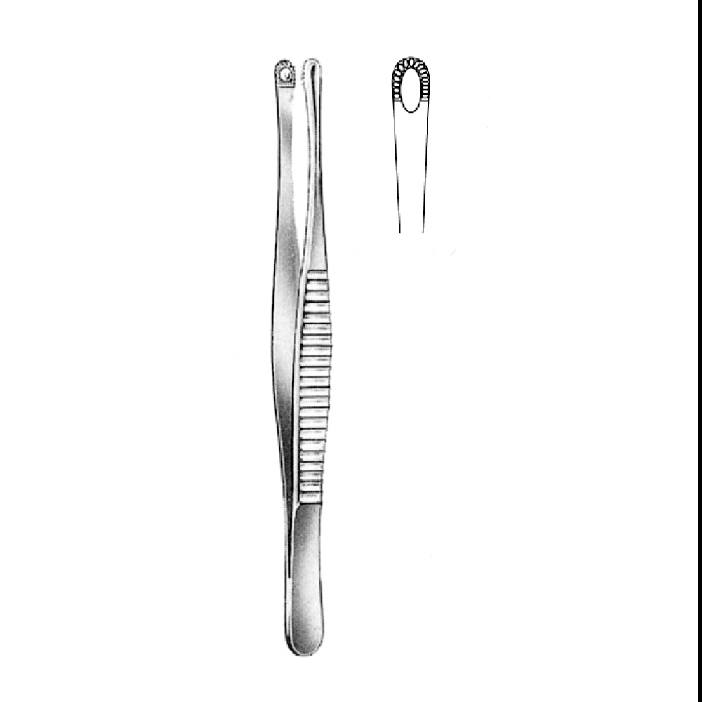 TISSUE FORCEPS RUSSION MODELL   15.0cm  