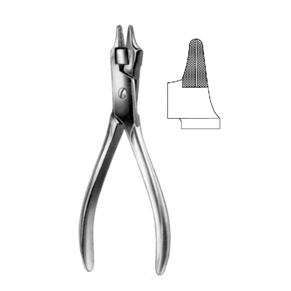 BONE SURGERY FLAT NOSE PLIERS  UNIVERSAL  15.0cm