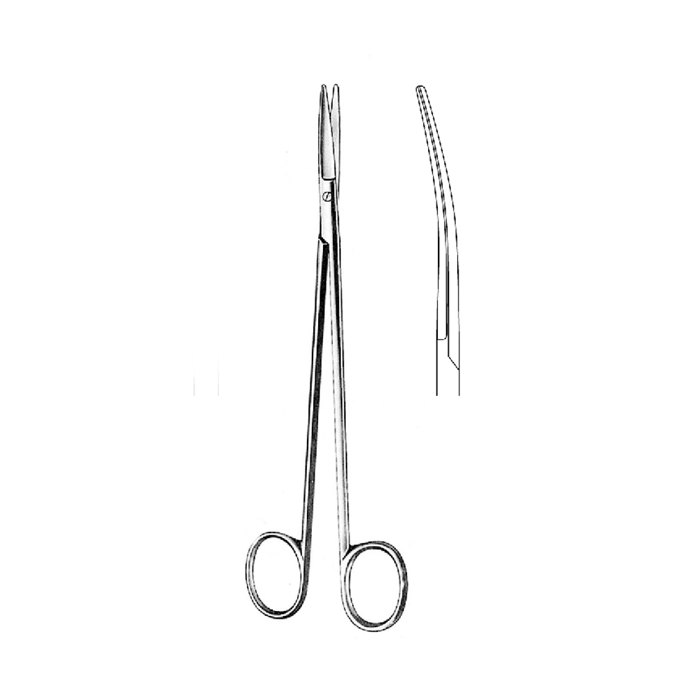 NEUROSURGICAL TOENNIS SCISSOR  CVD 18.0cm 