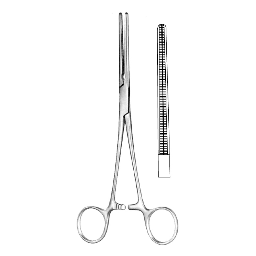 ATRAUMA HEMOSTATIC DE BAKEY-PEAN FORCEPS STR  16.0cm